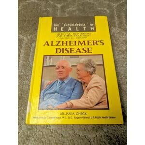 Alzheimer's Disease Encyclopedia Of Health By William A Check hardcover 1989 vtg